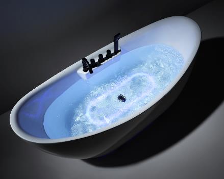 FC-2352BB Freestanding Massage Bathtub 1800 × 800 × 765 mm - hero