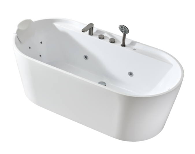 FC-2355F3 Freestanding Massage Bathtub 1700 × 800 × 600 mm - hero