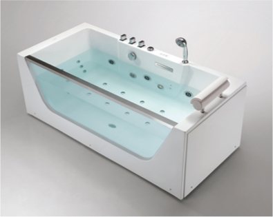 FC-252-Clear Massage Bathtub 1700 × 800 × 600 mm - hero