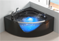 FC-263BLACK Corner Massage Bathtub 1250 × 1250 × 600 mm - hero