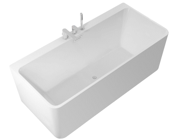 FC-351 Back-To-Wall Bathtub 1700 × 800 × 600 mm - hero