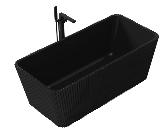 FC-354-BLACK Freestanding Bathtub 1700 × 800 × 600 mm - hero