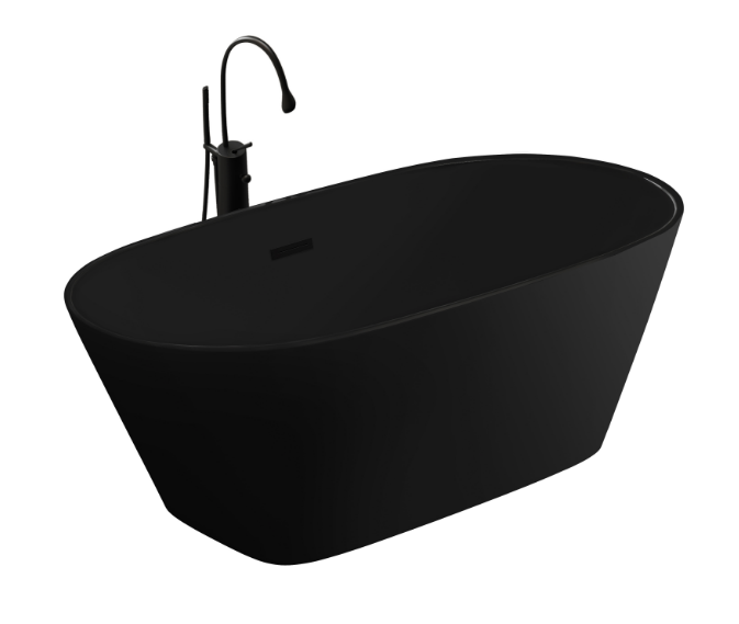 FC-357 BLACK Freestanding Bathtub 1700 × 850 × 600 mm - hero