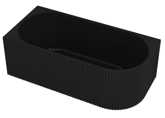 FC-358I-Black Freestanding Bathtub 1700 × 800 × 600 mm Right-Hand - hero